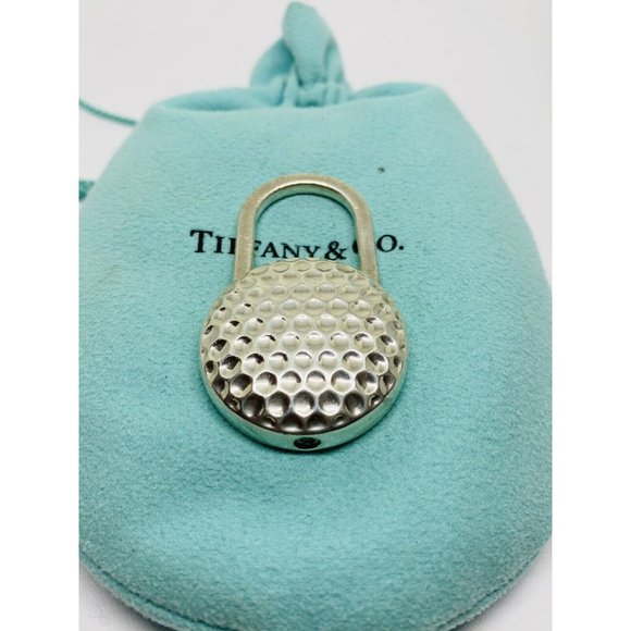 Tiffany & Co. Other - Tiffany & Co. Sterling Silver Golf Ball Keychain Key Ring in Box! 65 grams
